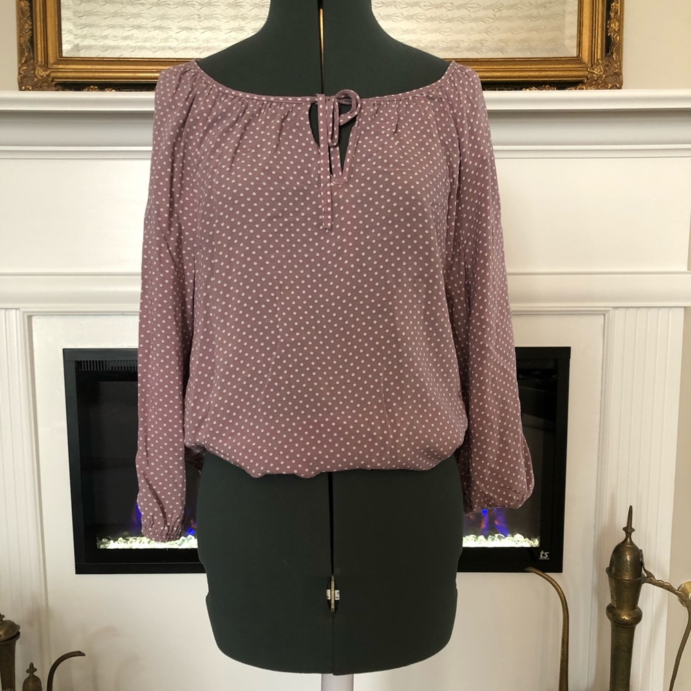 Fred David Lavender Blouse - Size M